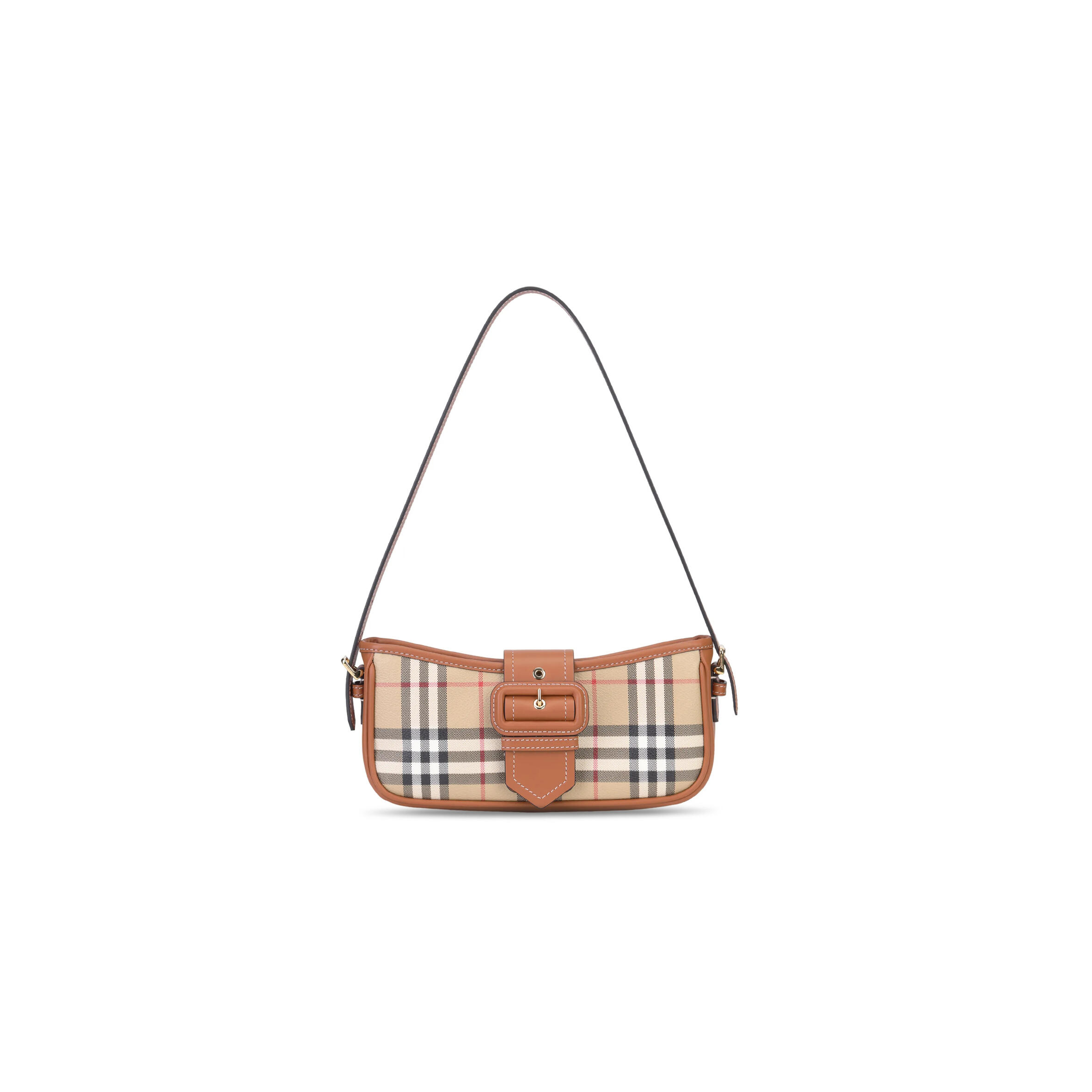 BURBERRY CHECK SLING BAG 8092074 (26*12*6cm)